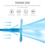 Electronice si Electrocasnice - Climatizare si sisteme de incalzire - Aparate racire aer - Ventilatoare - Ventilator USB Portabil, 5V - Techsuit (TUF1) - Blue - Infinity.ro