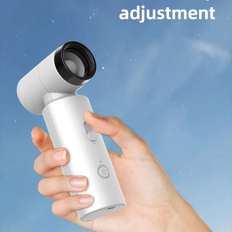 Electronice si Electrocasnice - Climatizare si sisteme de incalzire - Aparate racire aer - Ventilatoare - Ventilator Portabil, 80000rpm, 4500mAh - Techsuit (FS15) - White - Infinity.ro
