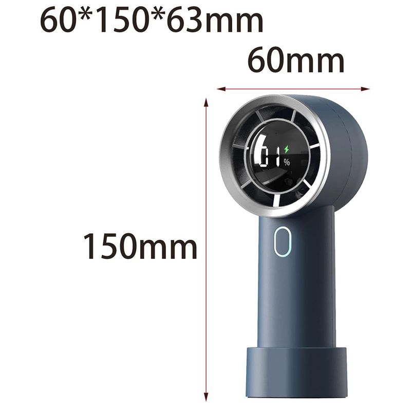 Electronice si Electrocasnice - Climatizare si sisteme de incalzire - Aparate racire aer - Ventilatoare - Ventilator Portabil, 1200mAh - Techsuit (HX130) - Blue - Infinity.ro