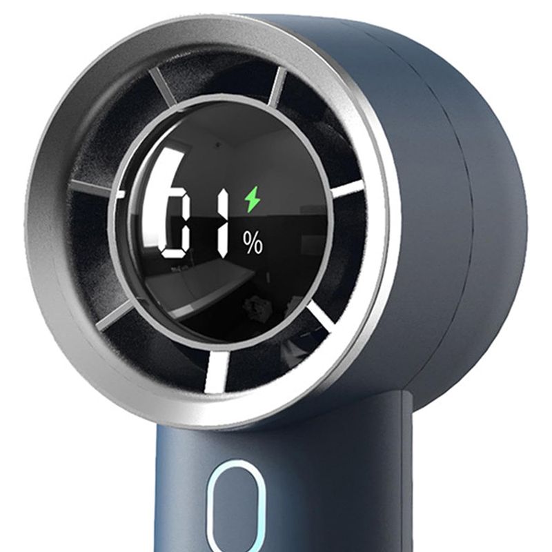 Electronice si Electrocasnice - Climatizare si sisteme de incalzire - Aparate racire aer - Ventilatoare - Ventilator Portabil, 1200mAh - Techsuit (HX130) - Blue - Infinity.ro