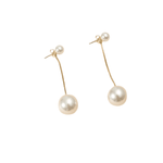 Fashion, accesorii si bijuterii - Femei - Bijuterii femei - Cercei femei - Cercei eleganți cu picătură de perle artificiale - Infinity.ro