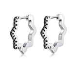 Fashion, accesorii si bijuterii - Femei - Bijuterii femei - Cercei femei - Cercei Diora Eleganți Black Awn, in forma de stea - Infinity.ro