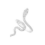 Fashion, accesorii si bijuterii - Femei - Bijuterii femei - Inele femei - Inel Diora Stralucitror cu Șarpe Înfășurat și Zirconiu - Infinity.ro