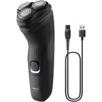 Ingrijire personala si Cosmetice - Aparate & accesorii ingrijire personala - Aparate de ras si tuns - Aparate de ras electrice - Aparat de ras PHILIPS Shaver Seria 1000 S1141/00, barbierit umed şi uscat,fara fir,capete4D flexibile, lame autoascutire - Infinity.ro
