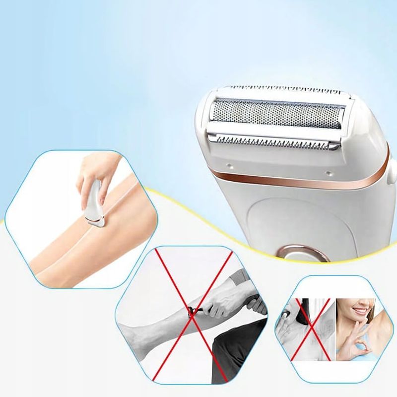 Ingrijire personala si Cosmetice - Aparate & accesorii ingrijire personala - Epilatoare si accesorii - Epilatoare - Epilator Umed Si Uscat Renew Force, 3 Mecanisme de taiere intr-un singur cap, Afisaj LCD, Functie Blocare,Incarcare USB - Infinity.ro