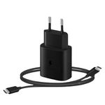 Laptop, Telefoane si Tablete - Telefoane mobile si accesorii - Accesorii Telefoane - Incarcatoare telefoane - Incarcator Rapid Samsung USB Type-C 15W, Negru - Infinity.ro