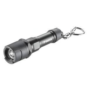 Lanterna Breloc Varta LED 5mm, Raza 10m, Autonomie 3.5 Ore, Baterie AAA, Gri Inchis