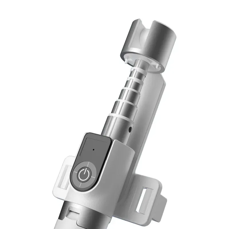 Laptop, Telefoane si Tablete - Telefoane mobile si accesorii - Accesorii Telefoane - Selfie stick-uri - Selfie Stick F18W Telescopic Cu Bluetooth si Trepied, Alb - Infinity.ro