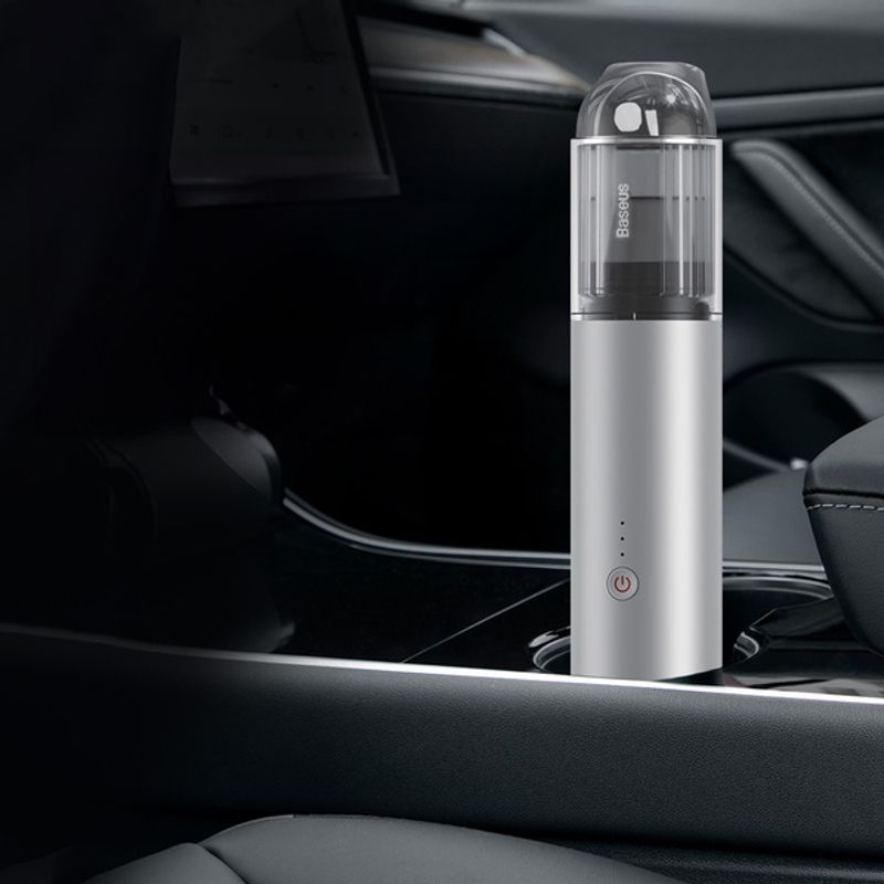 Auto si Moto - Intretinere auto - Aspiratoare auto - Aspirator Portabil A3 Fara Fir 135W, Putere 15000Pa, Baterie 4x2000mAh, Gri - Infinity.ro