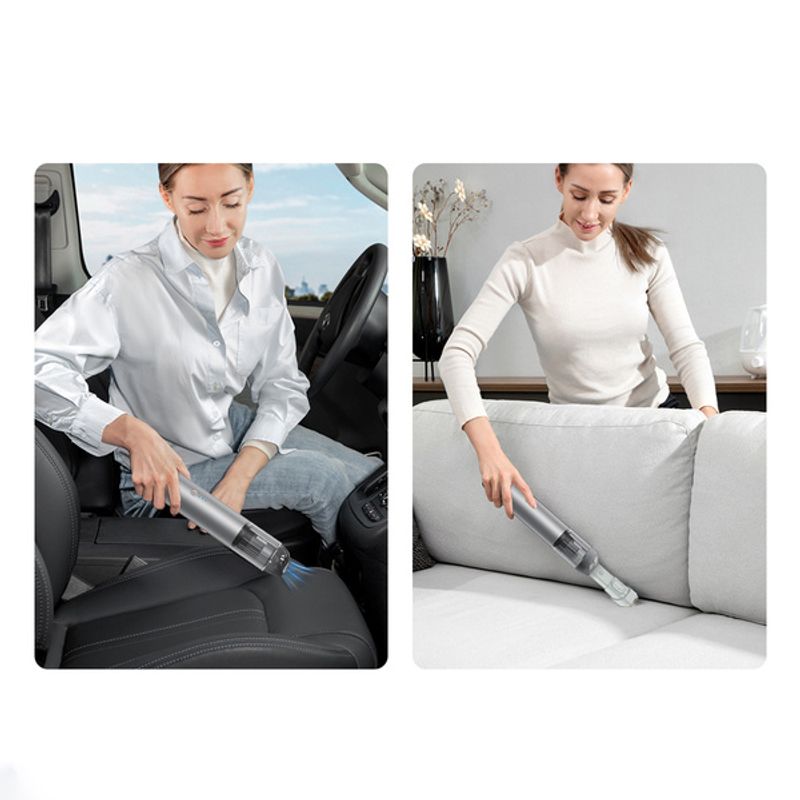 Auto si Moto - Intretinere auto - Aspiratoare auto - Aspirator Portabil A3 Fara Fir 135W, Putere 15000Pa, Baterie 4x2000mAh, Gri - Infinity.ro