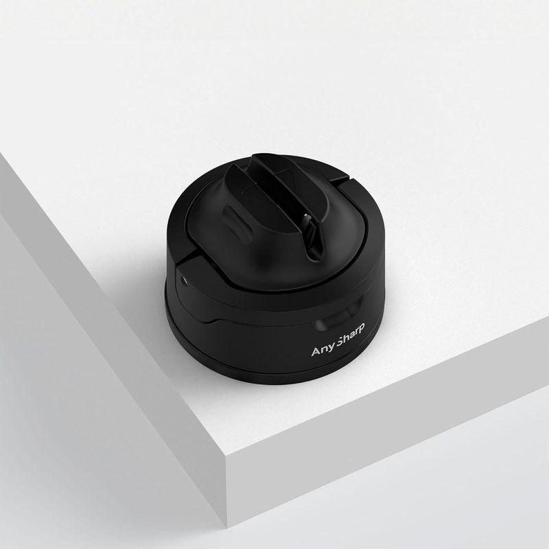 Casa si Gradina - Bucatarie si vesela - Ustensile bucatarie - Ascutitoare cutite - Ascutitor Cutite Manual Universal, AnySharp EVO, PowerGrip II, Negru - Infinity.ro