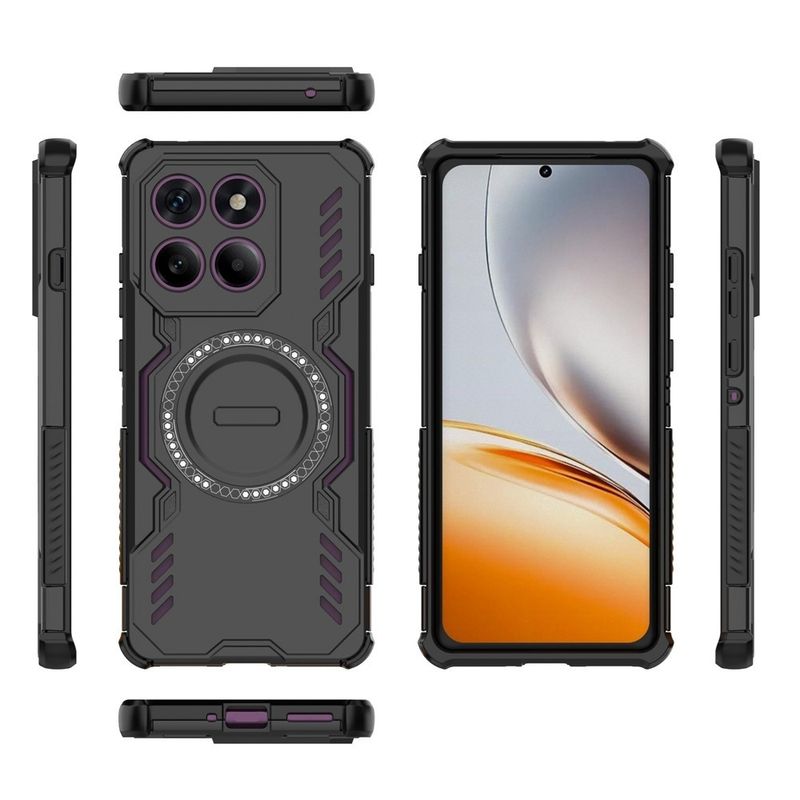 Laptop, Telefoane si Tablete - Telefoane mobile si accesorii - Accesorii Telefoane - Huse telefoane - Husa pentru Motorola Edge 60 Pro - Techsuit ArmorMag Case - Negru - Infinity.ro