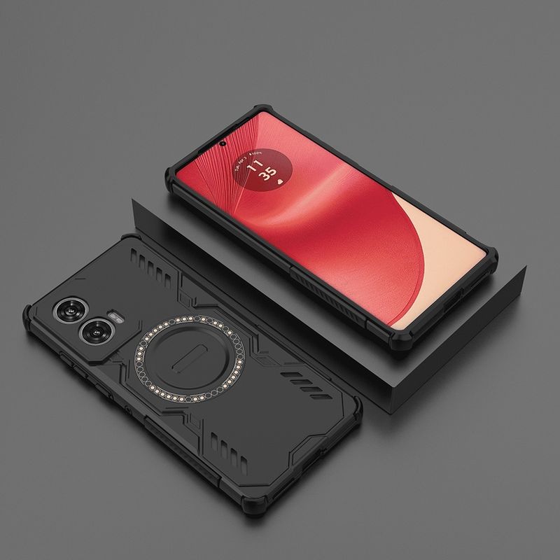 Laptop, Telefoane si Tablete - Telefoane mobile si accesorii - Accesorii Telefoane - Huse telefoane - Husa pentru Motorola Edge 50 Fusion - Techsuit ArmorMag Case - Negru - Infinity.ro