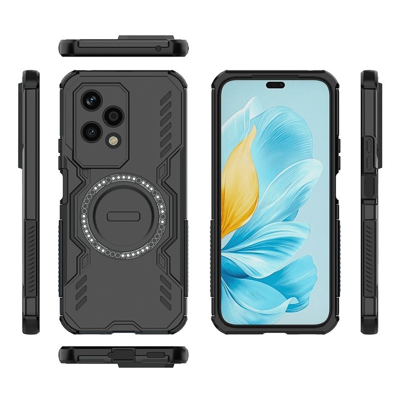 Laptop, Telefoane si Tablete - Telefoane mobile si accesorii - Accesorii Telefoane - Huse telefoane - Husa pentru Honor 200 Lite - Techsuit ArmorMag Case - Negru - Infinity.ro