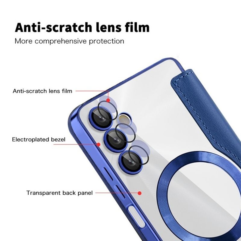 Laptop, Telefoane si Tablete - Telefoane mobile si accesorii - Accesorii Telefoane - Huse telefoane - Husa pentru Samsung Galaxy A05s - Techsuit SmartMag Book Case - Albastru - Infinity.ro