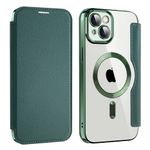 Laptop, Telefoane si Tablete - Telefoane mobile si accesorii - Accesorii Telefoane - Huse telefoane - Husa pentru iPhone 14 - Techsuit SmartMag Book Case - Verde - Infinity.ro