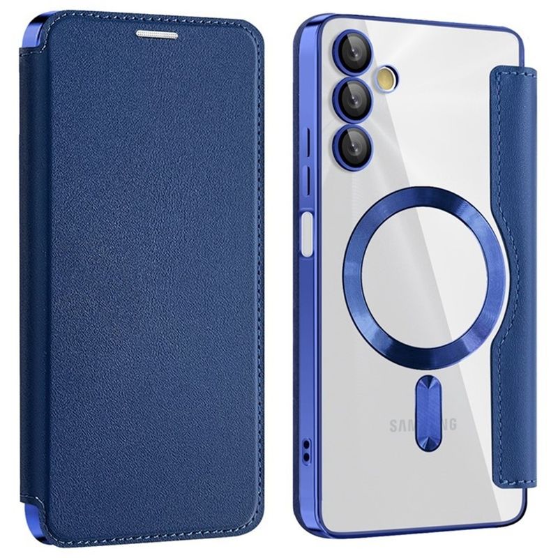 Laptop, Telefoane si Tablete - Telefoane mobile si accesorii - Accesorii Telefoane - Huse telefoane - Husa pentru Samsung Galaxy A05s - Techsuit SmartMag Book Case - Albastru - Infinity.ro
