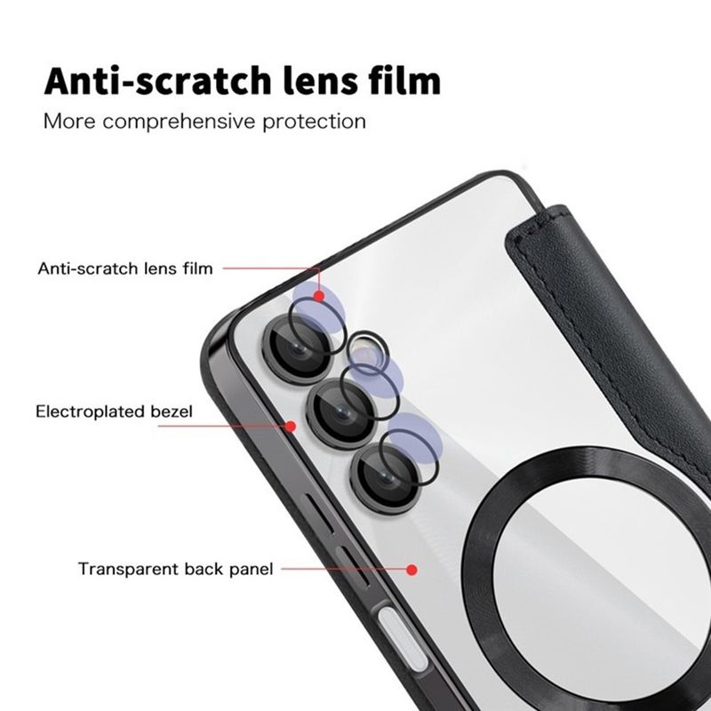 Laptop, Telefoane si Tablete - Telefoane mobile si accesorii - Accesorii Telefoane - Huse telefoane - Husa pentru Samsung Galaxy A05s - Techsuit SmartMag Book Case - Negru - Infinity.ro