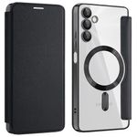 Laptop, Telefoane si Tablete - Telefoane mobile si accesorii - Accesorii Telefoane - Huse telefoane - Husa pentru Samsung Galaxy A05s - Techsuit SmartMag Book Case - Negru - Infinity.ro