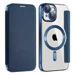 Laptop, Telefoane si Tablete - Telefoane mobile si accesorii - Accesorii Telefoane - Huse telefoane - Husa pentru iPhone 13 - Techsuit SmartMag Book Case - Albastru - Infinity.ro