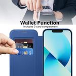 Laptop, Telefoane si Tablete - Telefoane mobile si accesorii - Accesorii Telefoane - Huse telefoane - Husa pentru iPhone 13 - Techsuit SmartMag Book Case - Albastru - Infinity.ro