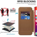 Laptop, Telefoane si Tablete - Telefoane mobile si accesorii - Accesorii Telefoane - Huse telefoane - Husa pentru iPhone 16 Pro Max - Techsuit SmartMag Book Case - Maro - Infinity.ro