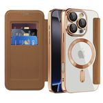 Laptop, Telefoane si Tablete - Telefoane mobile si accesorii - Accesorii Telefoane - Huse telefoane - Husa pentru iPhone 16 Pro Max - Techsuit SmartMag Book Case - Maro - Infinity.ro