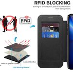 Laptop, Telefoane si Tablete - Telefoane mobile si accesorii - Accesorii Telefoane - Huse telefoane - Husa pentru iPhone 13 Pro - Techsuit SmartMag Book Case - Negru - Infinity.ro