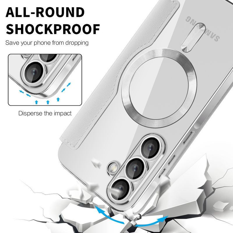 Laptop, Telefoane si Tablete - Telefoane mobile si accesorii - Accesorii Telefoane - Huse telefoane - Husa pentru Samsung Galaxy A56 5G - Techsuit SmartMag Book Case - Gri - Infinity.ro