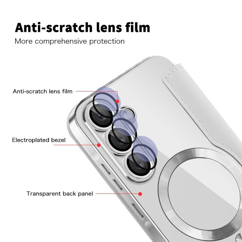 Laptop, Telefoane si Tablete - Telefoane mobile si accesorii - Accesorii Telefoane - Huse telefoane - Husa pentru Samsung Galaxy A56 5G - Techsuit SmartMag Book Case - Gri - Infinity.ro