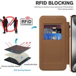 Laptop, Telefoane si Tablete - Telefoane mobile si accesorii - Accesorii Telefoane - Huse telefoane - Husa pentru iPhone 15 Pro Max - Techsuit SmartMag Book Case - Maro - Infinity.ro
