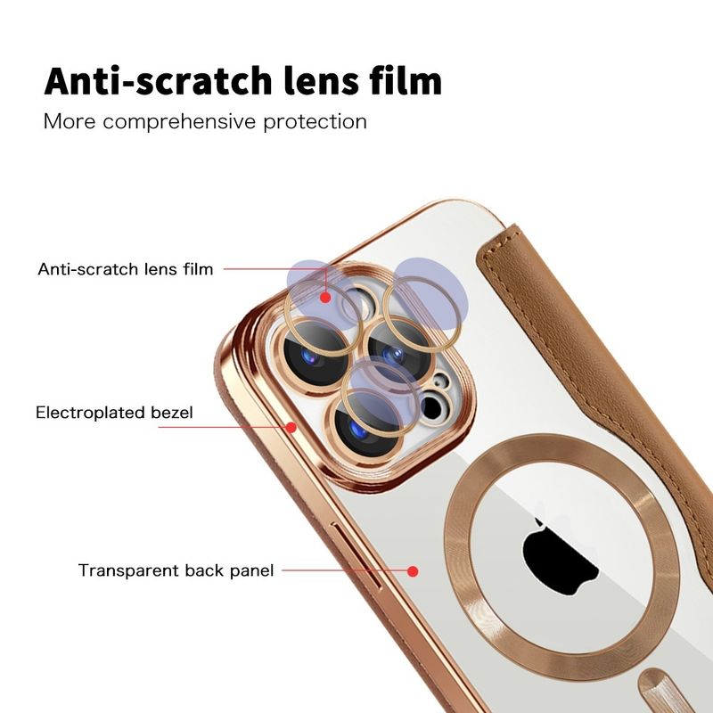 Laptop, Telefoane si Tablete - Telefoane mobile si accesorii - Accesorii Telefoane - Huse telefoane - Husa pentru iPhone 15 Pro Max - Techsuit SmartMag Book Case - Maro - Infinity.ro