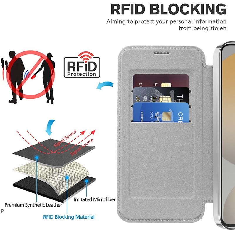 Laptop, Telefoane si Tablete - Telefoane mobile si accesorii - Accesorii Telefoane - Huse telefoane - Husa pentru Samsung Galaxy S24 FE - Techsuit SmartMag Book Case - Gri - Infinity.ro