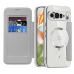 Laptop, Telefoane si Tablete - Telefoane mobile si accesorii - Accesorii Telefoane - Huse telefoane - Husa pentru Google Pixel 10 Pro XL - Techsuit SmartMag Book Case - Gri - Infinity.ro