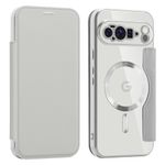 Laptop, Telefoane si Tablete - Telefoane mobile si accesorii - Accesorii Telefoane - Huse telefoane - Husa pentru Google Pixel 10 Pro XL - Techsuit SmartMag Book Case - Gri - Infinity.ro