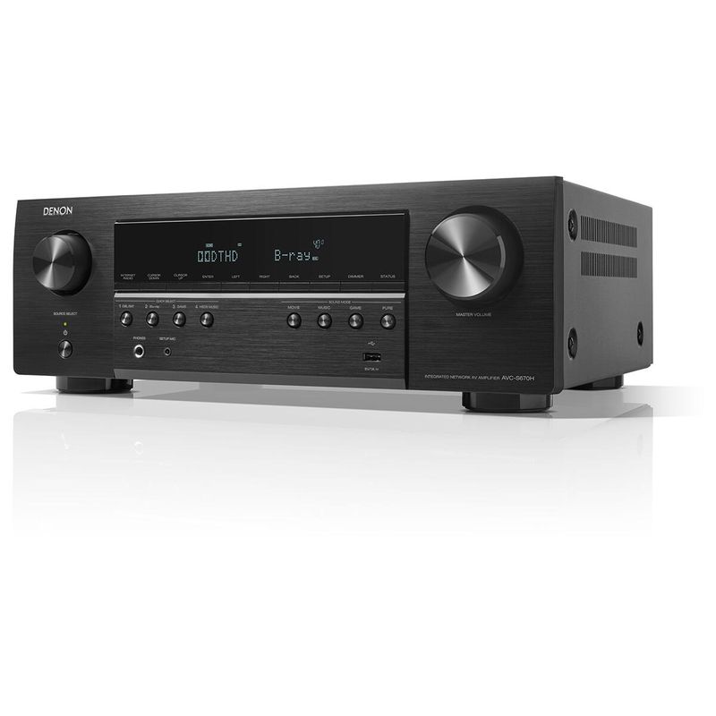 TV, Audio-Video si Foto - Audio profesionale - Amplificatoare profesionale - Denon AVR-S670H Receiver AV 5.2 8K - Infinity.ro