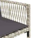 Casa si Gradina - Gradina si terasa - Mobilier exterior - Seturi mobila gradina - Set mobilier de gradina cu perne 11 piese gri deschis poliratan - Infinity.ro