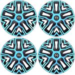 Auto si Moto - Anvelope si jante - Accesorii roti - Capace roti - Set 4 Capace Roti 14 inchi (R14), Best Azur-Negru, Compatibile Cu Nissan - Infinity.ro