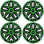 Auto si Moto - Anvelope si jante - Accesorii roti - Capace roti - Set 4 Capace Roti 14 inchi (R14), Best Verde-Negru, Compatibile Cu Ford - Infinity.ro