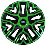 Auto si Moto - Anvelope si jante - Accesorii roti - Capace roti - Set 4 Capace Roti 14 inchi (R14), Best Verde-Negru, Compatibile Cu Ford - Infinity.ro