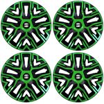 Auto si Moto - Anvelope si jante - Accesorii roti - Capace roti - Set 4 Capace Roti 14 inchi (R14), Best Verde-Negru, Compatibile Cu Seat - Infinity.ro