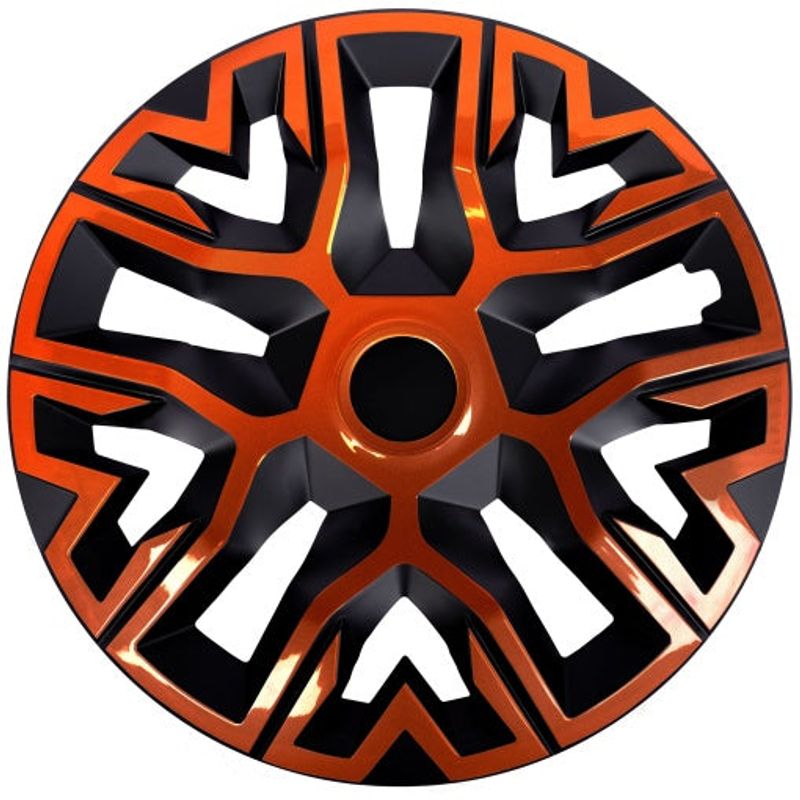 Auto si Moto - Anvelope si jante - Accesorii roti - Capace roti - Set 4 Capace Roti 14 inchi (R14), Best Cupru-Negru, Compatibile Cu Skoda Nou - Infinity.ro