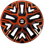 Auto si Moto - Anvelope si jante - Accesorii roti - Capace roti - Set 4 Capace Roti 15 inchi (R15), Best Cupru-Negru, Compatibile Cu Seat - Infinity.ro