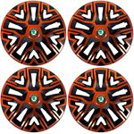 Auto si Moto - Anvelope si jante - Accesorii roti - Capace roti - Set 4 Capace Roti 15 inchi (R15), Best Cupru-Negru, Compatibile Cu Skoda - Infinity.ro