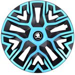 Auto si Moto - Anvelope si jante - Accesorii roti - Capace roti - Set 4 Capace Roti 14 inchi (R14), Best Azur-Negru, Compatibile Cu Skoda Nou - Infinity.ro