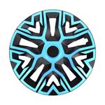 Auto si Moto - Anvelope si jante - Accesorii roti - Capace roti - Set 4 Capace Roti 14 inchi (R14), Best Azur-Negru, Compatibile Cu Skoda Nou - Infinity.ro