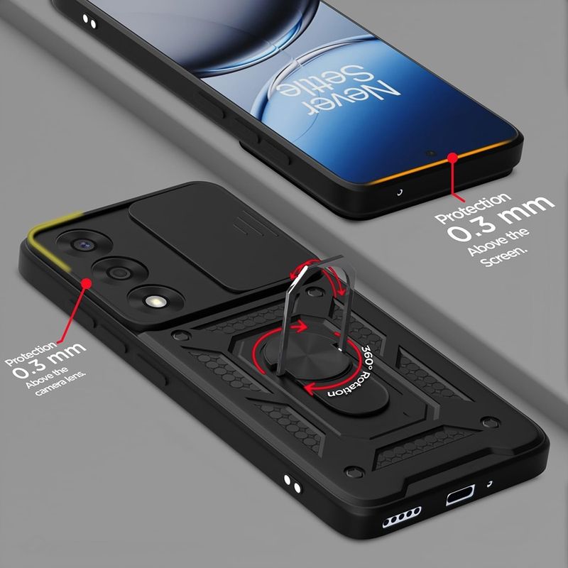 Laptop, Telefoane si Tablete - Telefoane mobile si accesorii - Accesorii Telefoane - Huse telefoane - Husa pentru OnePlus Nord 5 - Techsuit CamShield Series - Negru - Infinity.ro