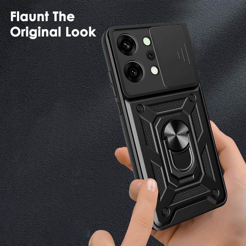 Laptop, Telefoane si Tablete - Telefoane mobile si accesorii - Accesorii Telefoane - Huse telefoane - Husa pentru Oppo Reno14 Pro - Techsuit CamShield Series - Negru - Infinity.ro