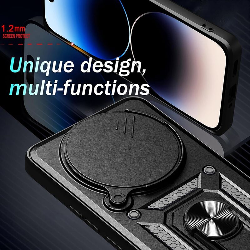 Laptop, Telefoane si Tablete - Telefoane mobile si accesorii - Accesorii Telefoane - Huse telefoane - Husa pentru Honor X9c Smart - Techsuit CamShield Series - Negru - Infinity.ro
