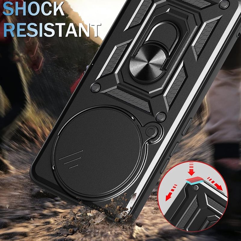Laptop, Telefoane si Tablete - Telefoane mobile si accesorii - Accesorii Telefoane - Huse telefoane - Husa pentru Honor X9c Smart - Techsuit CamShield Series - Negru - Infinity.ro